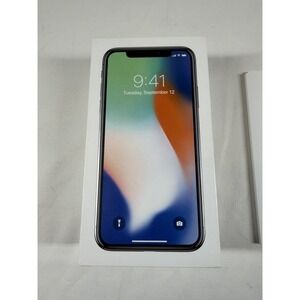 Apple iPhone X Silver (256GB) - BOX ONLY